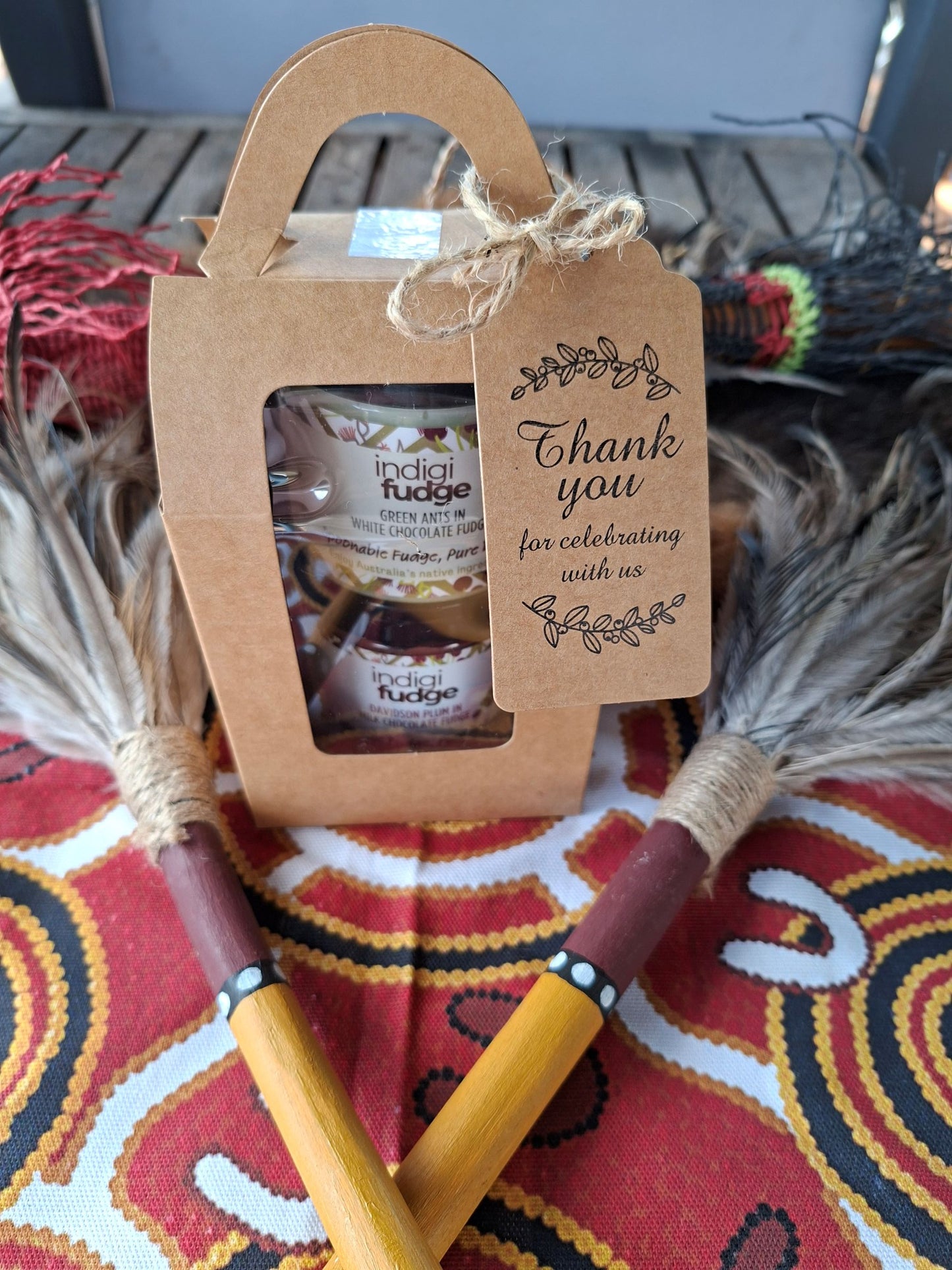 2 pkt 180g Fudge in a Jar in a gift pack